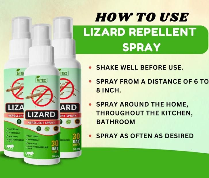 Mitex Lizard Repellent Spray  { Buy 1 Get 2 Free }
